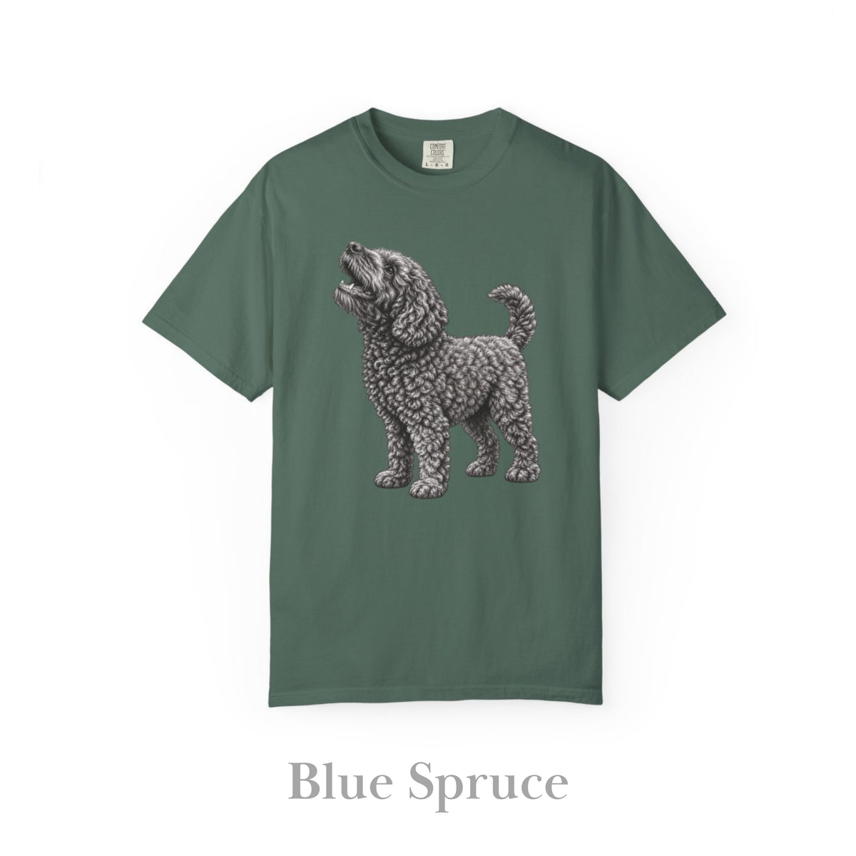 Barbet Dog , Illustrated Unisex T-Shirt | Exceptional Comfort