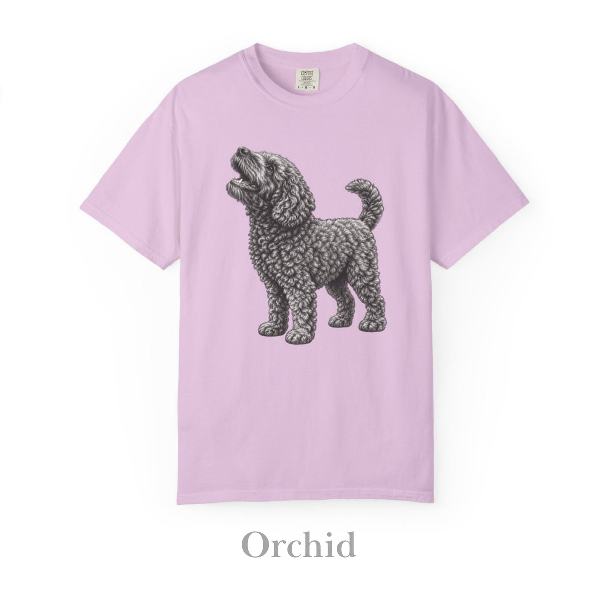 Barbet Dog , Illustrated Unisex T-Shirt | Exceptional Comfort