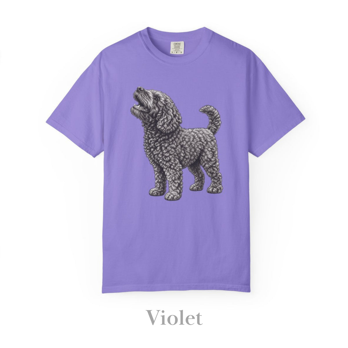 Barbet Dog , Illustrated Unisex T-Shirt | Exceptional Comfort