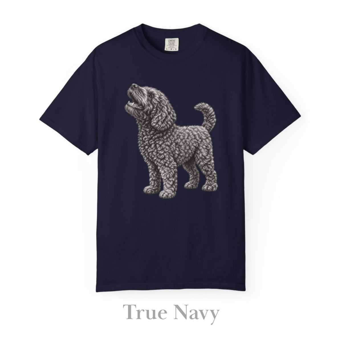 Barbet Dog , Illustrated Unisex T-Shirt | Exceptional Comfort