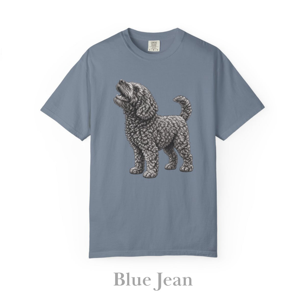 Barbet Dog , Illustrated Unisex T-Shirt | Exceptional Comfort