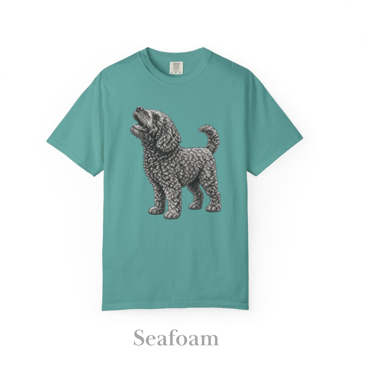 Barbet Dog , Illustrated Unisex T-Shirt | Exceptional Comfort