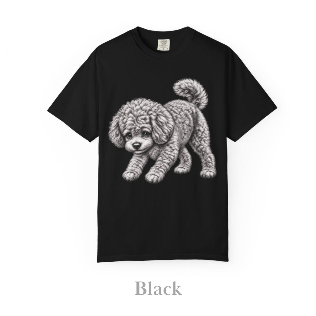 Toy Poodle, Illustrated Unisex T-Shirt | Exceptional Comfort