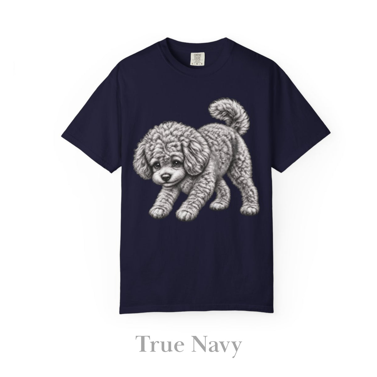 Toy Poodle, Illustrated Unisex T-Shirt | Exceptional Comfort
