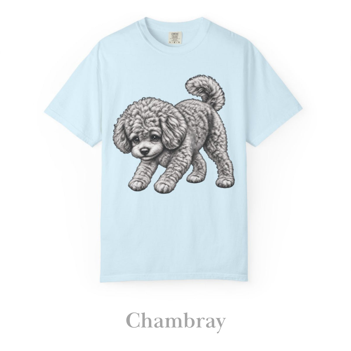 Toy Poodle, Illustrated Unisex T-Shirt | Exceptional Comfort