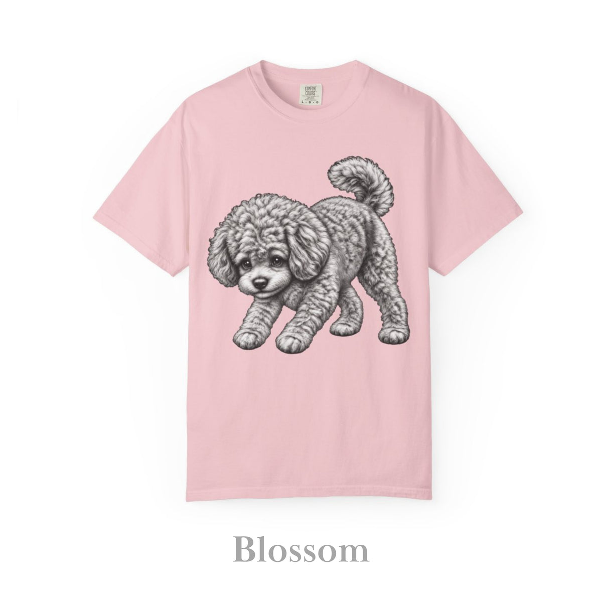 Toy Poodle, Illustrated Unisex T-Shirt | Exceptional Comfort