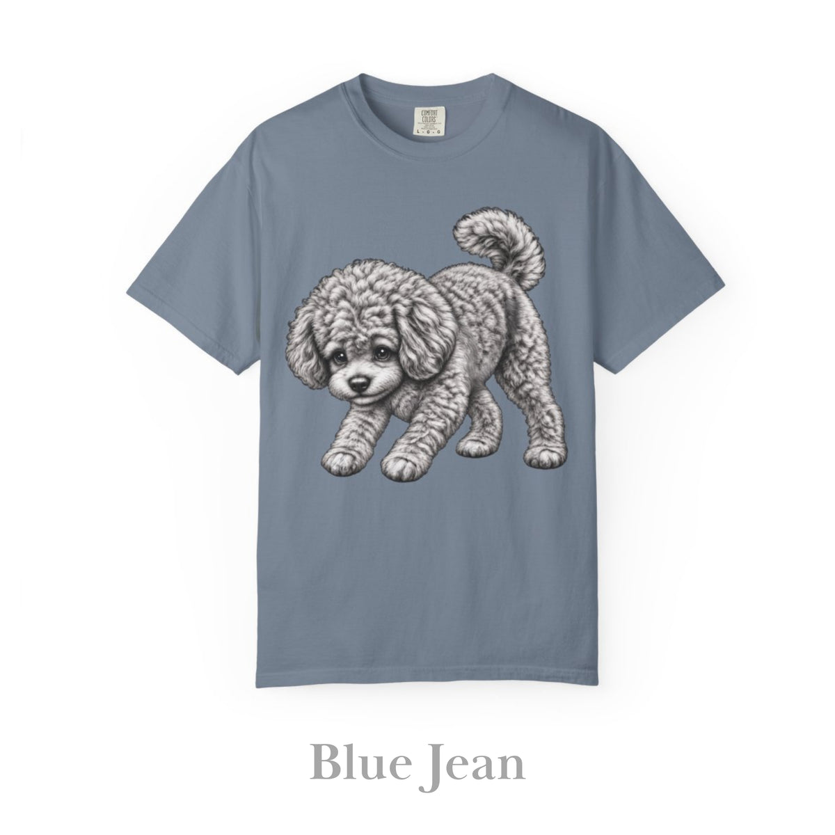 Toy Poodle, Illustrated Unisex T-Shirt | Exceptional Comfort