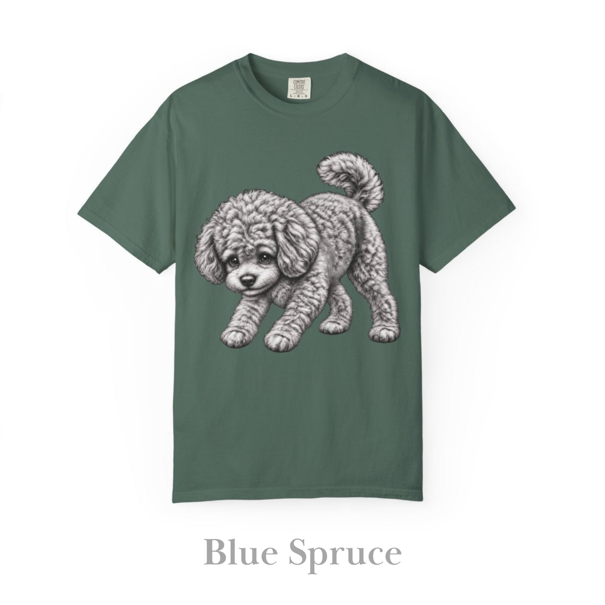Toy Poodle, Illustrated Unisex T-Shirt | Exceptional Comfort