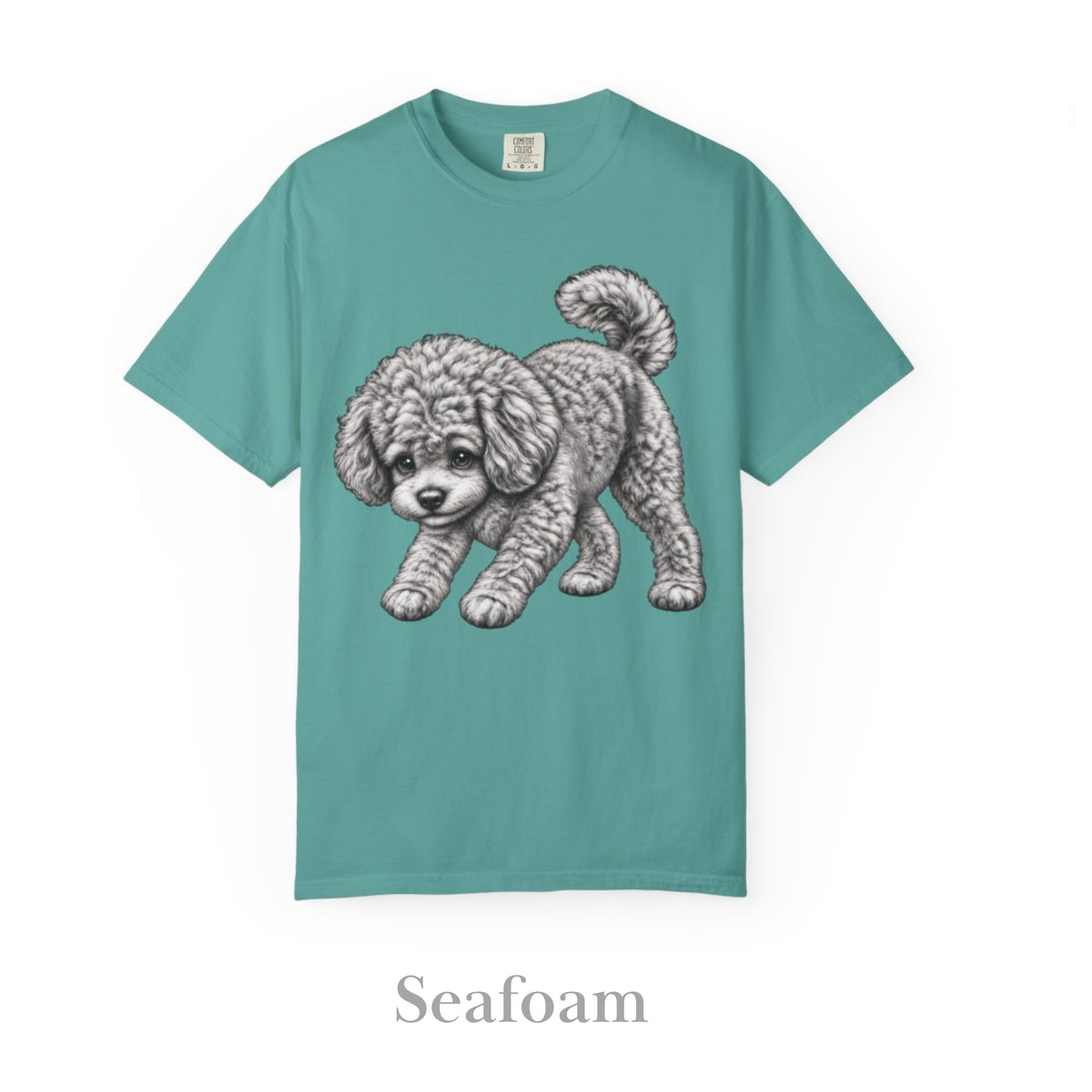 Toy Poodle, Illustrated Unisex T-Shirt | Exceptional Comfort