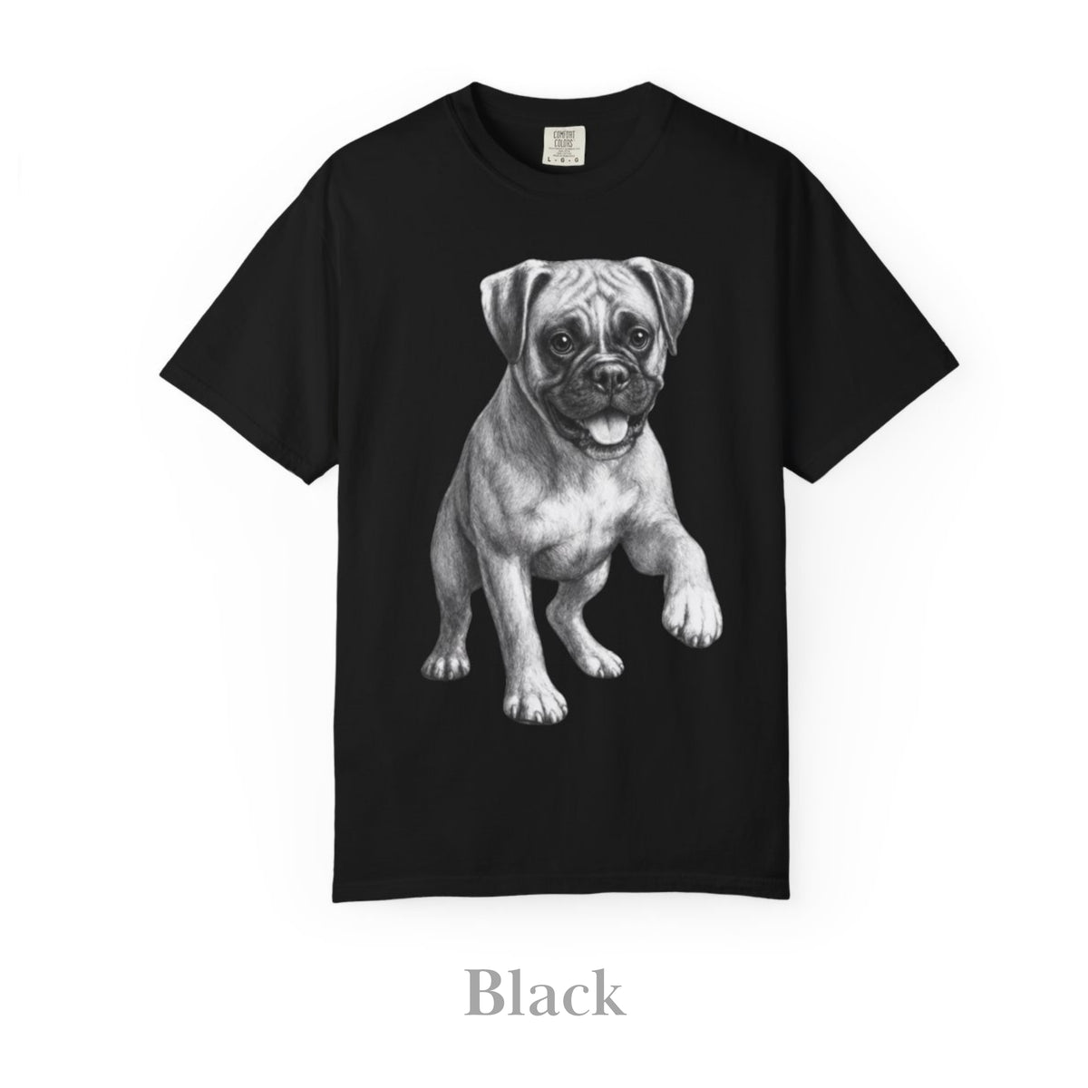 Boxer Dog, Illustrated Unisex T-Shirt | Exceptional Comfort