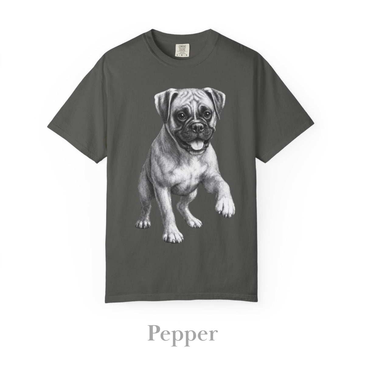 Boxer Dog, Illustrated Unisex T-Shirt | Exceptional Comfort