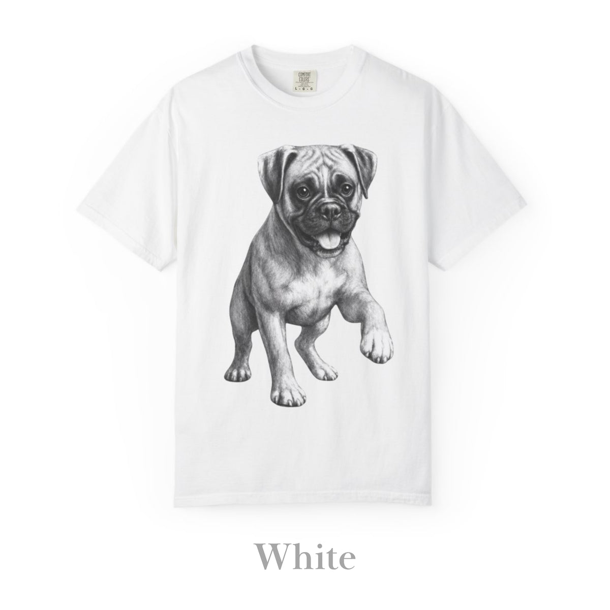 Boxer Dog, Illustrated Unisex T-Shirt | Exceptional Comfort