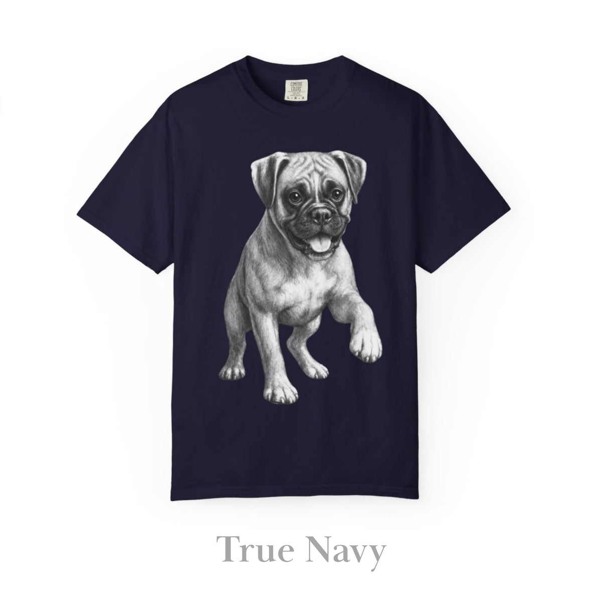Boxer Dog, Illustrated Unisex T-Shirt | Exceptional Comfort