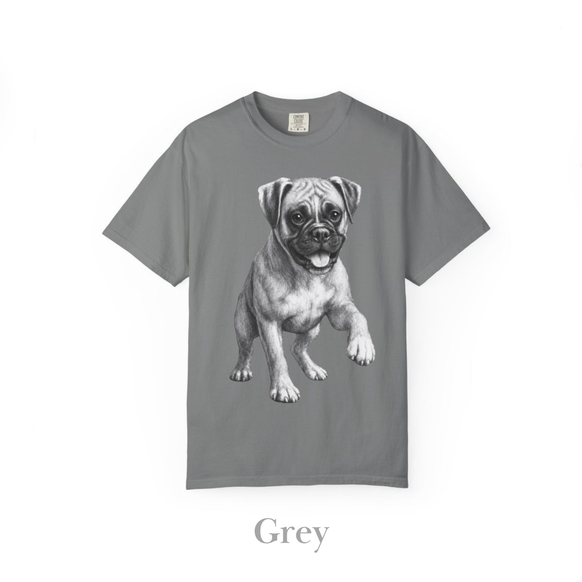 Boxer Dog, Illustrated Unisex T-Shirt | Exceptional Comfort