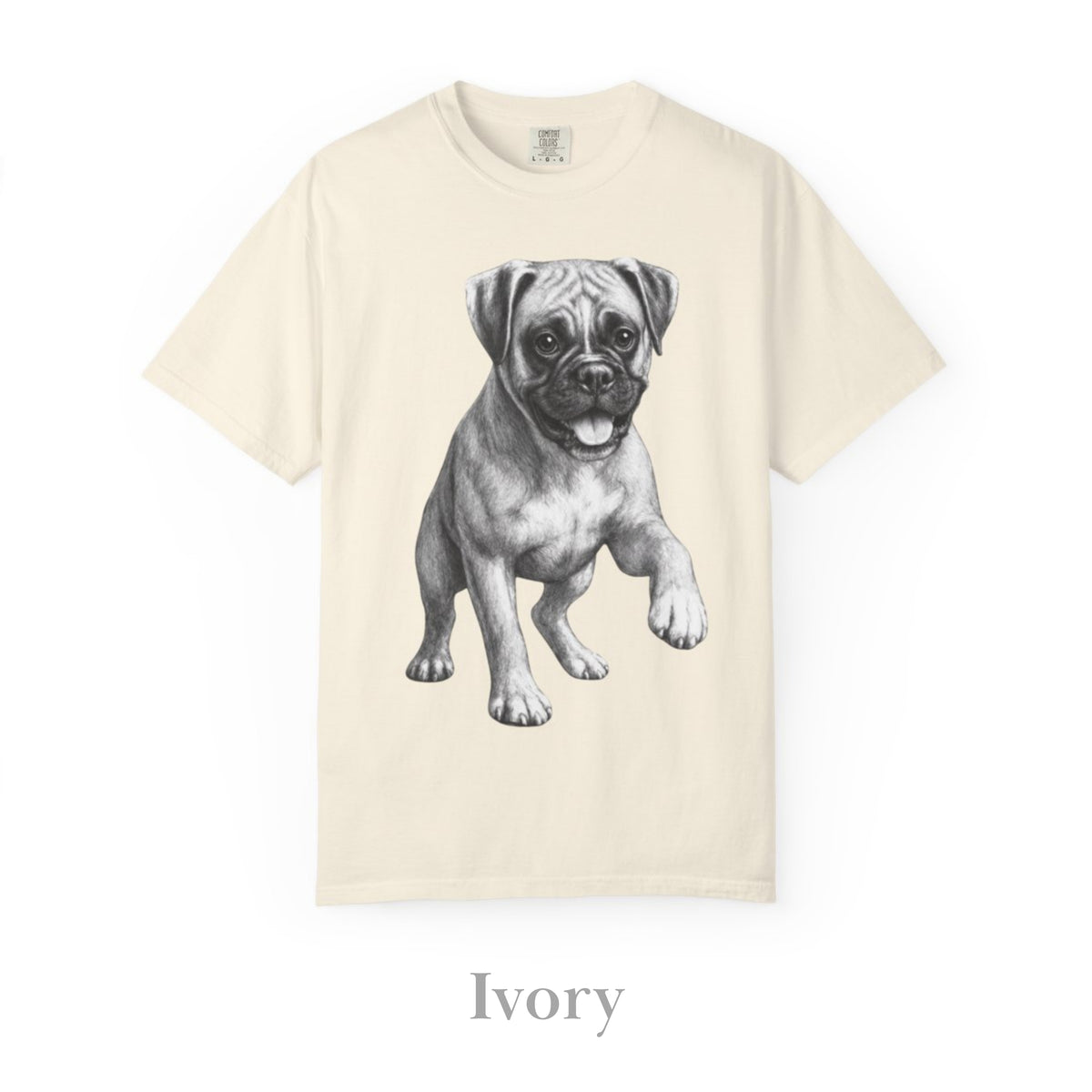 Boxer Dog, Illustrated Unisex T-Shirt | Exceptional Comfort