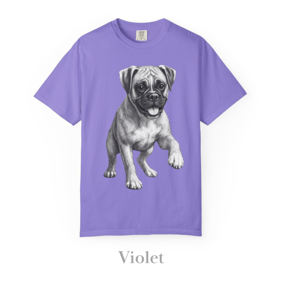 Boxer Dog, Illustrated Unisex T-Shirt | Exceptional Comfort
