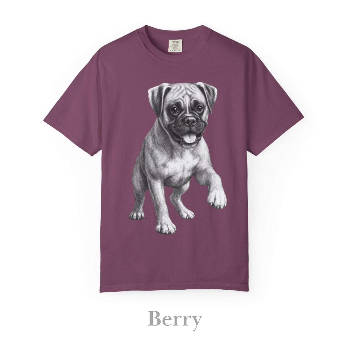 Boxer Dog, Illustrated Unisex T-Shirt | Exceptional Comfort