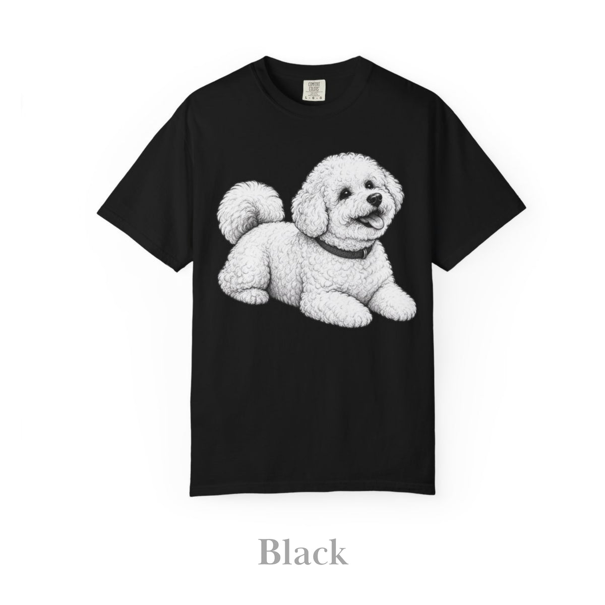 Bichon Frise, Illustrated Unisex T-Shirt | Exceptional Comfort
