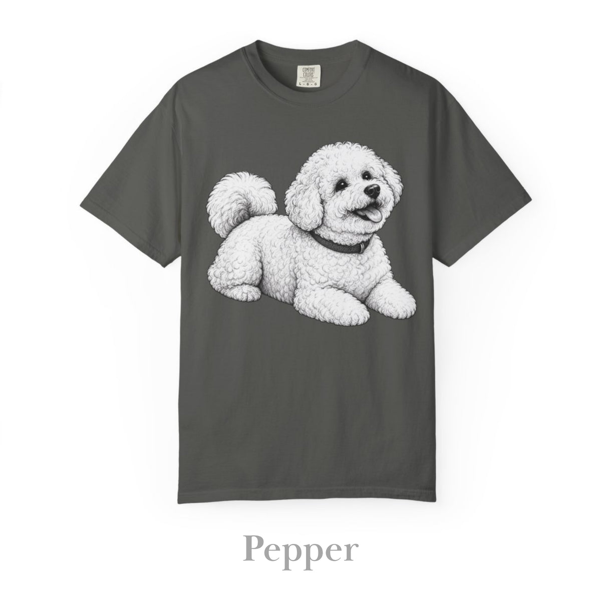Bichon Frise, Illustrated Unisex T-Shirt | Exceptional Comfort