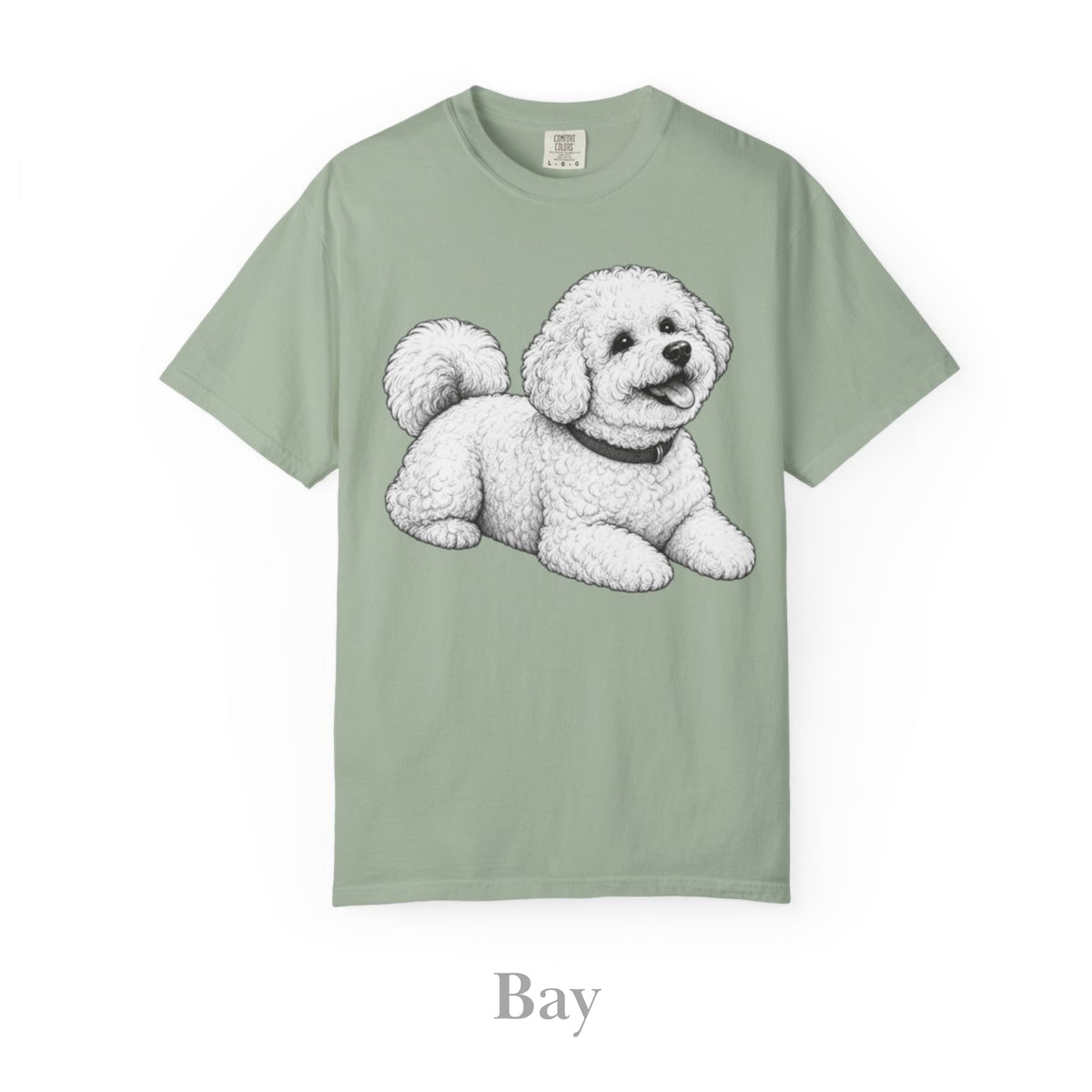 Bichon Frise, Illustrated Unisex T-Shirt | Exceptional Comfort
