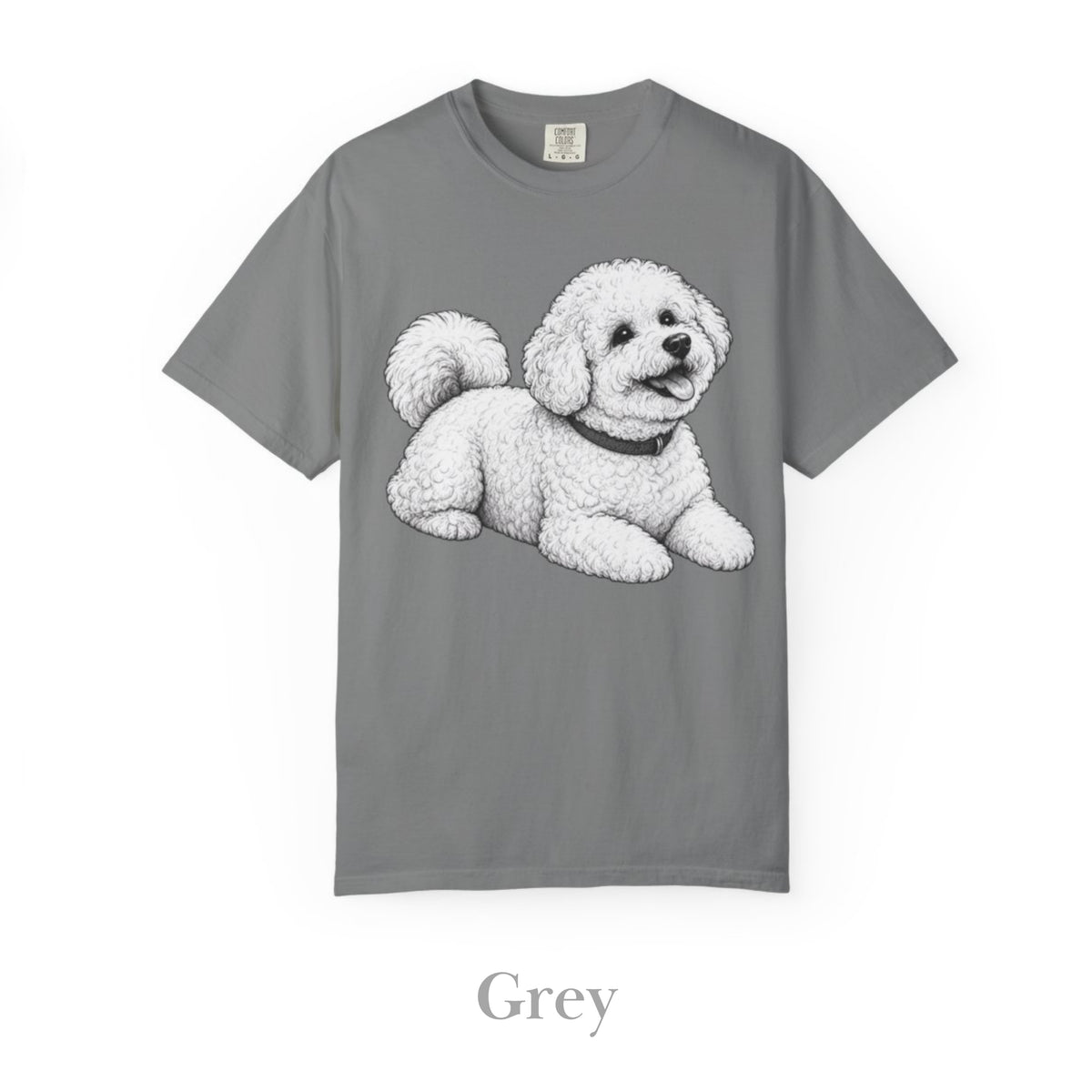Bichon Frise, Illustrated Unisex T-Shirt | Exceptional Comfort
