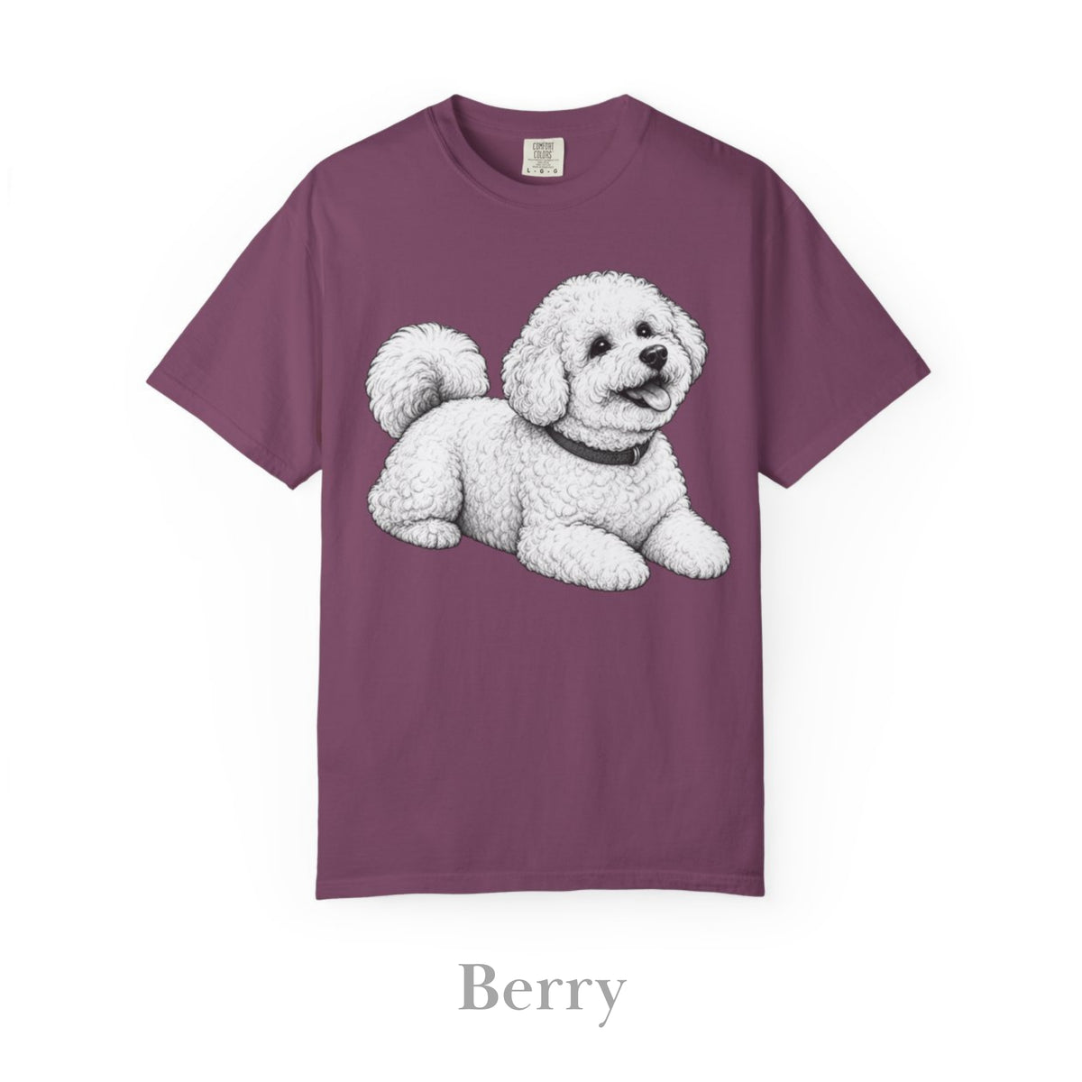 Bichon Frise, Illustrated Unisex T-Shirt | Exceptional Comfort