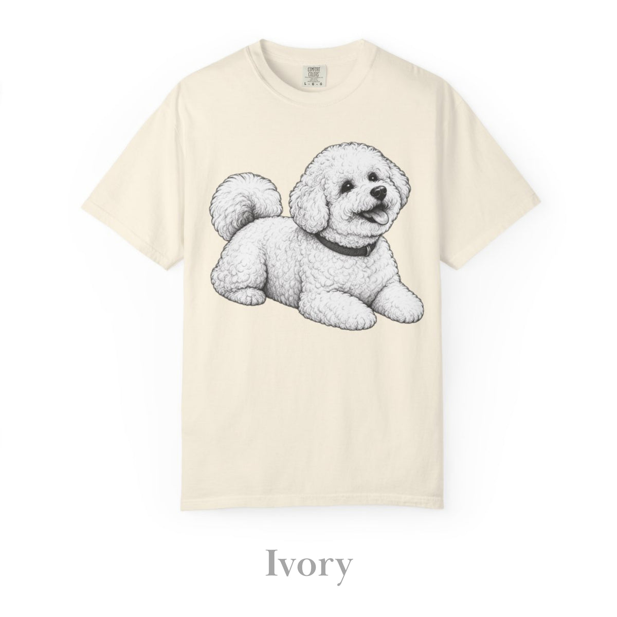 Bichon Frise, Illustrated Unisex T-Shirt | Exceptional Comfort