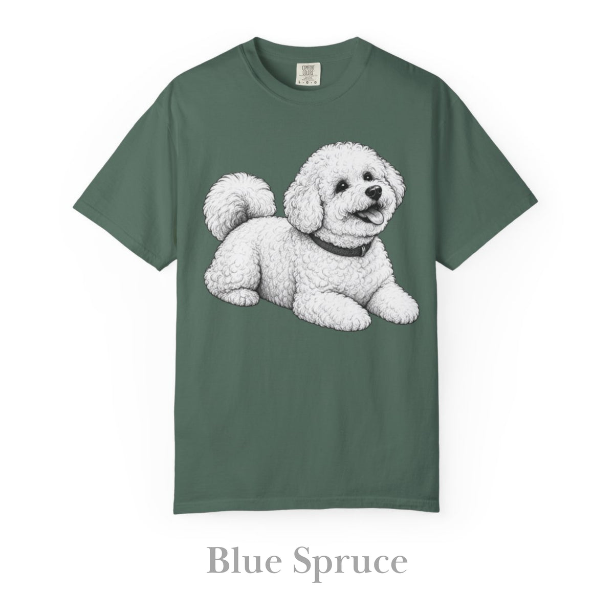 Bichon Frise, Illustrated Unisex T-Shirt | Exceptional Comfort