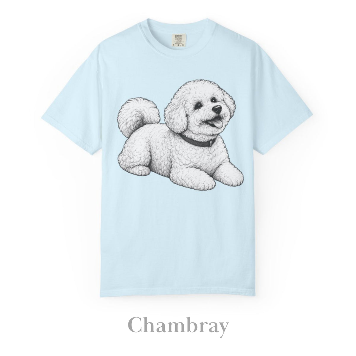 Bichon Frise, Illustrated Unisex T-Shirt | Exceptional Comfort