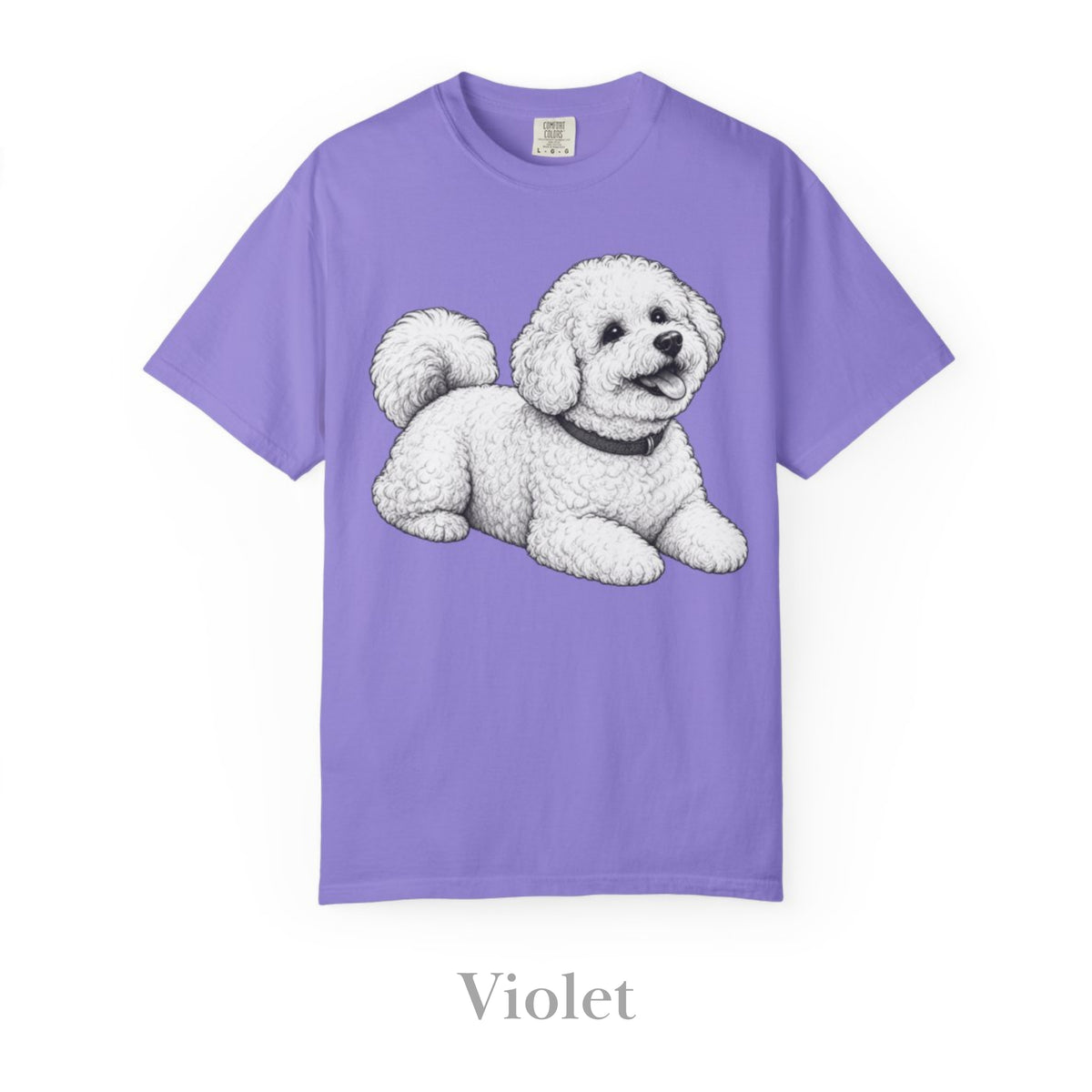 Bichon Frise, Illustrated Unisex T-Shirt | Exceptional Comfort