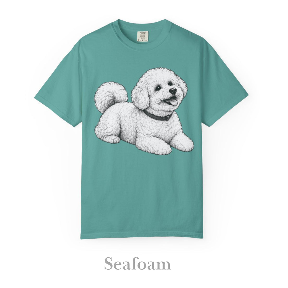 Bichon Frise, Illustrated Unisex T-Shirt | Exceptional Comfort