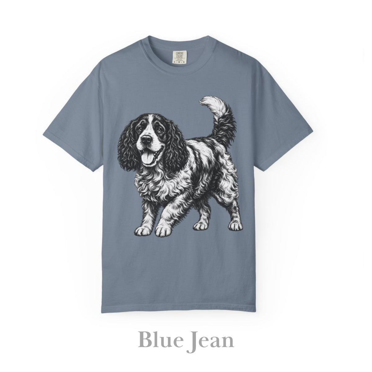 Cocker Spaniel, Illustrated Unisex T-Shirt | Exceptional Comfort