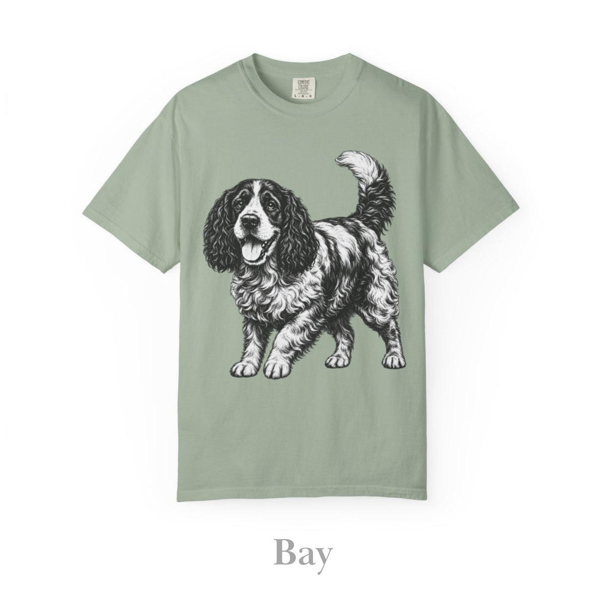 Cocker Spaniel, Illustrated Unisex T-Shirt | Exceptional Comfort