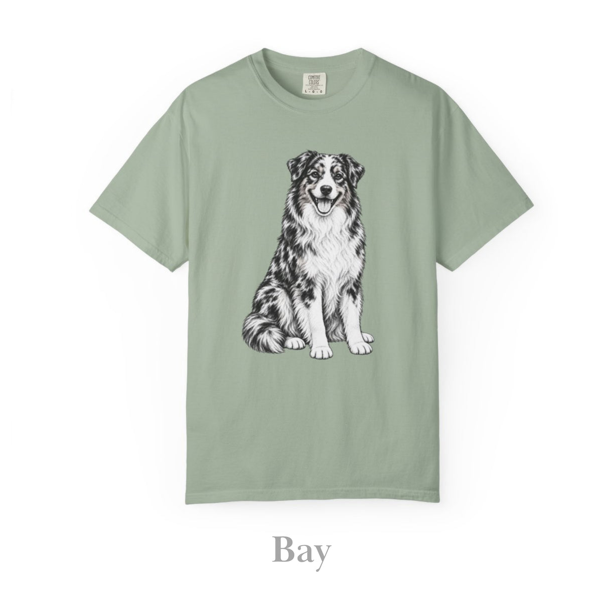 Australian Shepherd , Illustrated Unisex T-Shirt | Exceptional Comfort