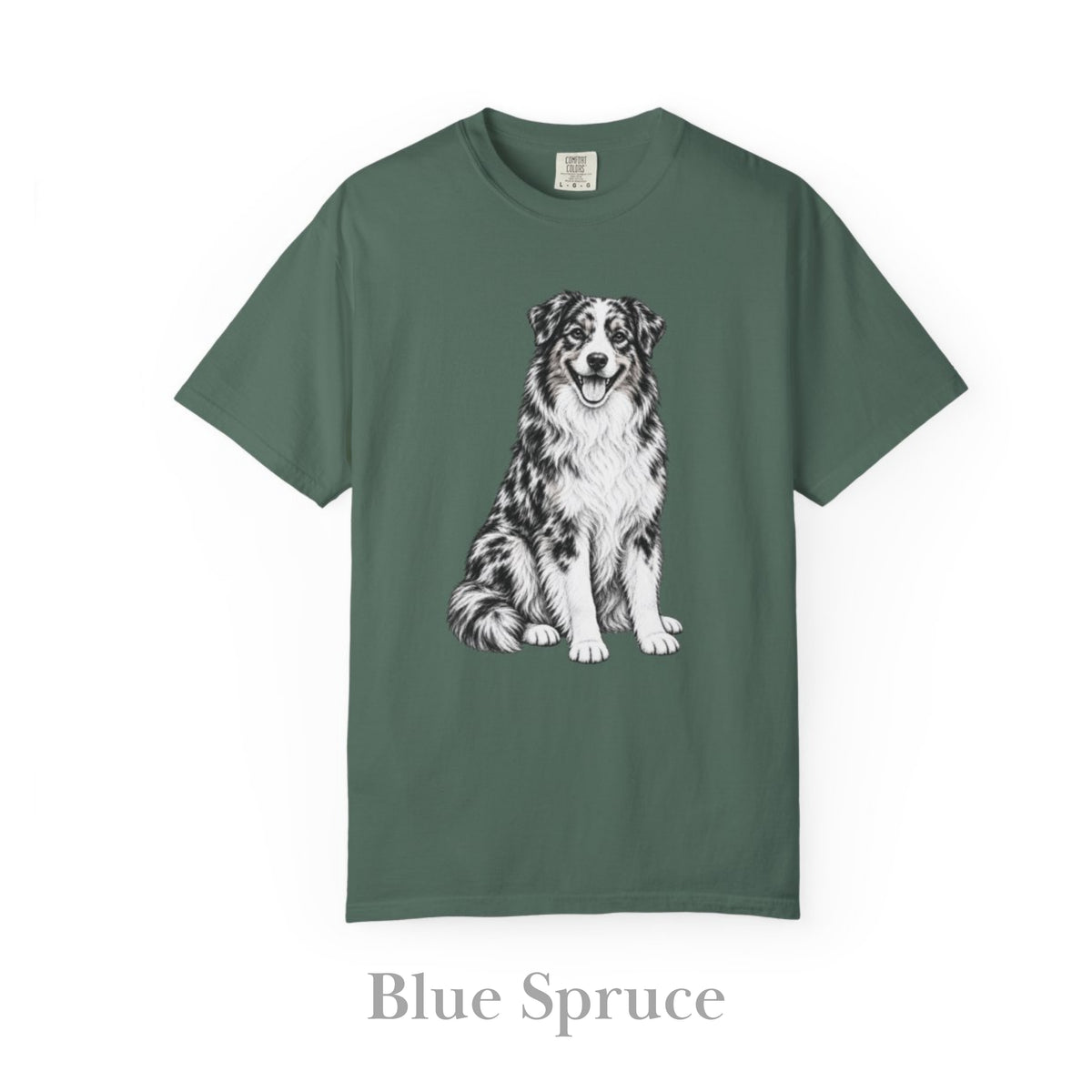 Australian Shepherd , Illustrated Unisex T-Shirt | Exceptional Comfort