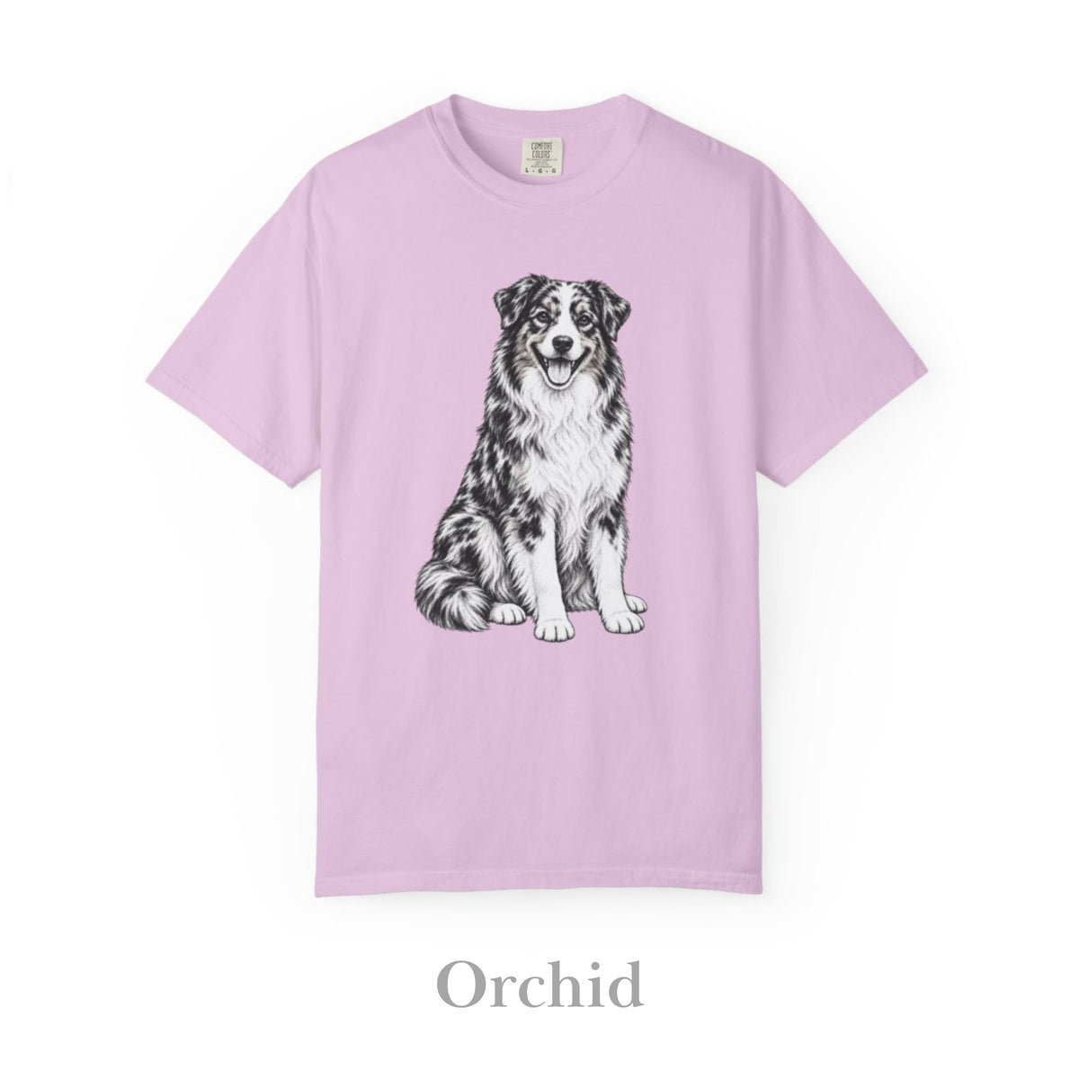 Australian Shepherd , Illustrated Unisex T-Shirt | Exceptional Comfort