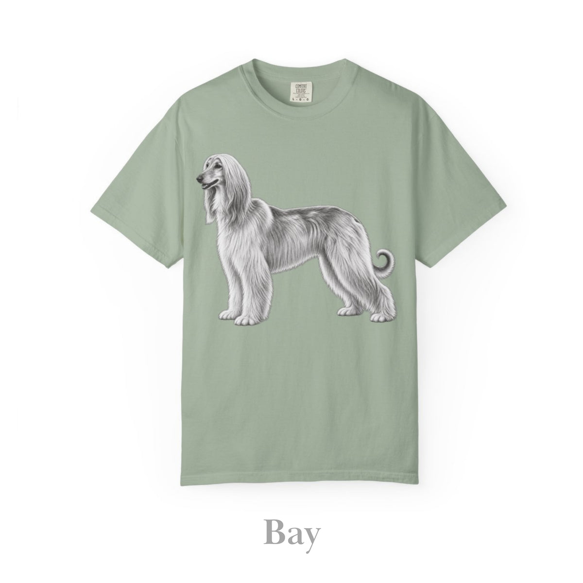 Afghan Hound, Illustrated Unisex T-Shirt | Exceptional Comfort