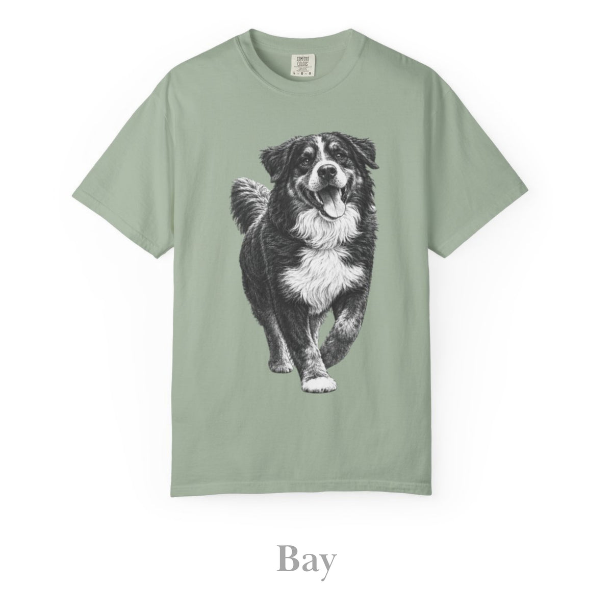 Bernese Mountain Dog , Illustrated Unisex T-Shirt | Exceptional Comfort