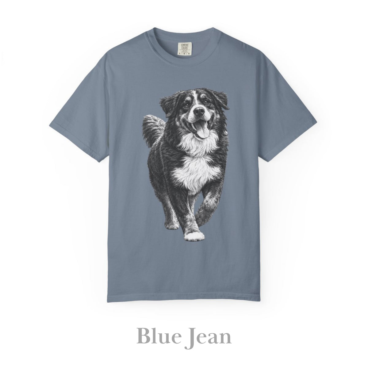 Bernese Mountain Dog , Illustrated Unisex T-Shirt | Exceptional Comfort