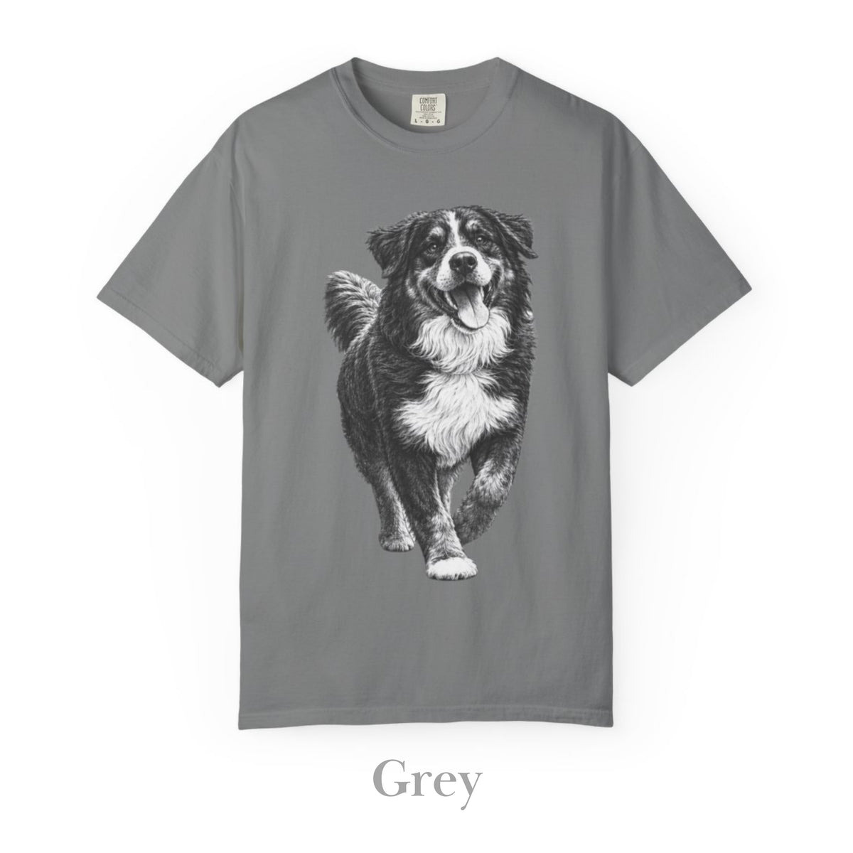 Bernese Mountain Dog , Illustrated Unisex T-Shirt | Exceptional Comfort