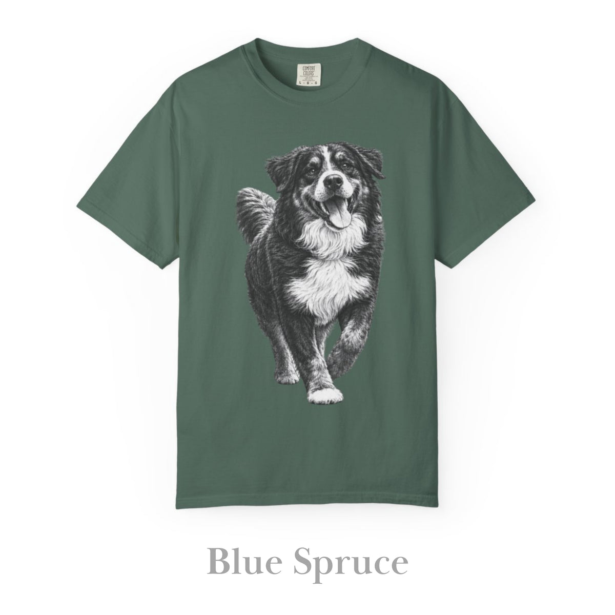 Bernese Mountain Dog , Illustrated Unisex T-Shirt | Exceptional Comfort