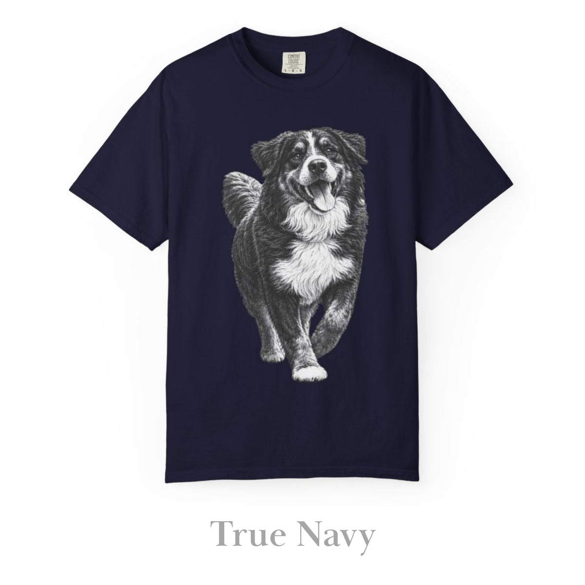 Bernese Mountain Dog , Illustrated Unisex T-Shirt | Exceptional Comfort