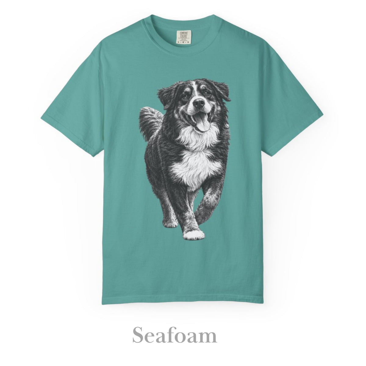 Bernese Mountain Dog , Illustrated Unisex T-Shirt | Exceptional Comfort