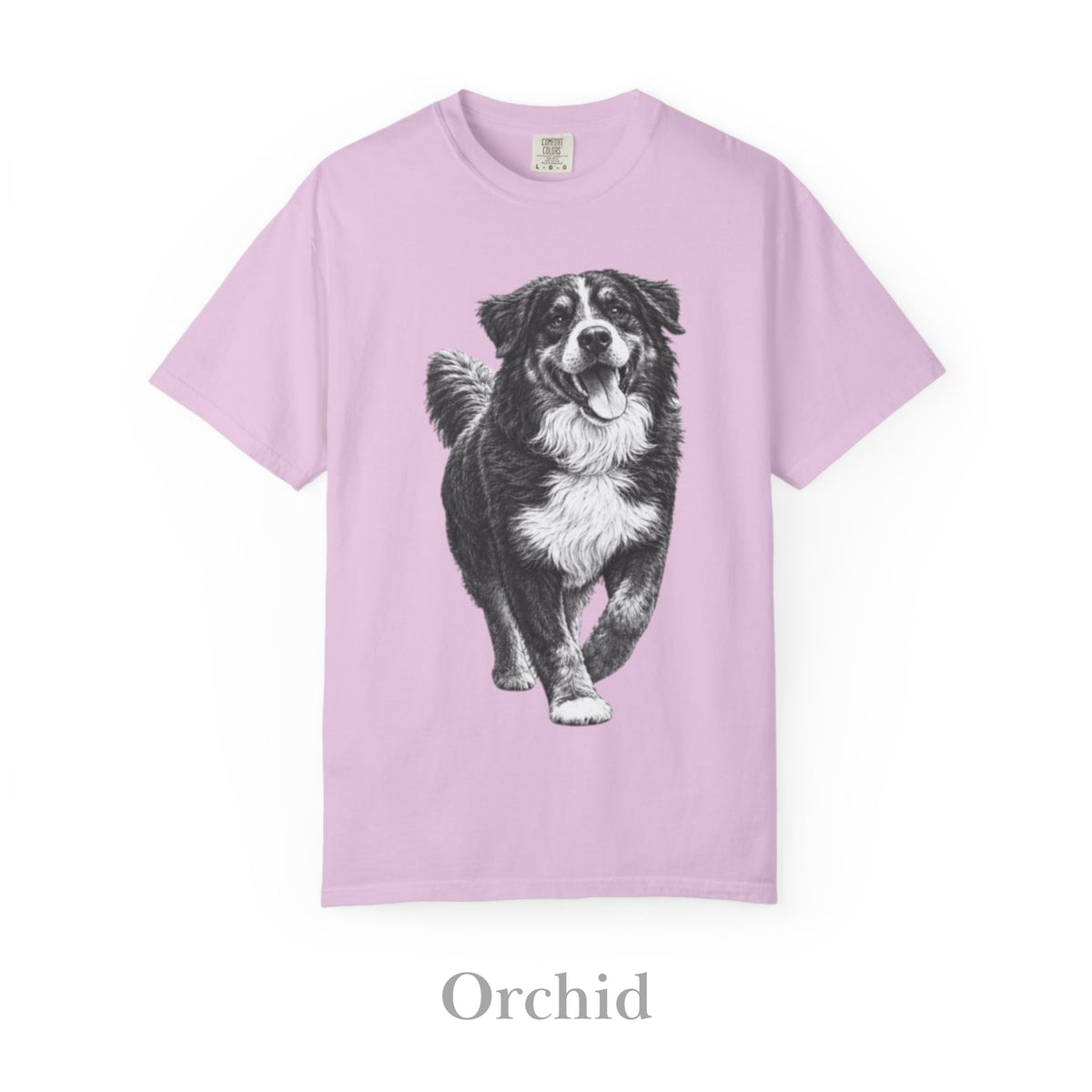 Bernese Mountain Dog , Illustrated Unisex T-Shirt | Exceptional Comfort
