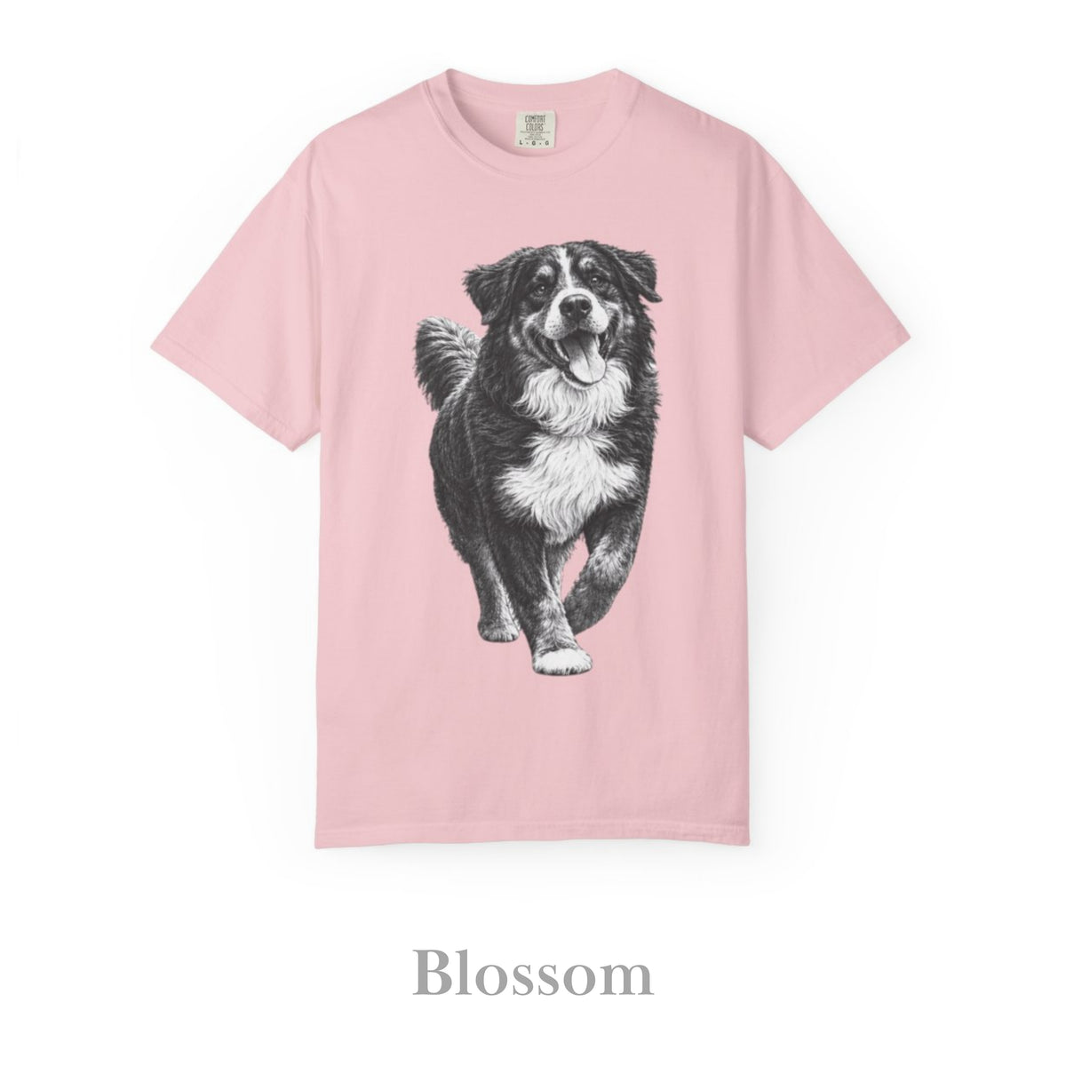 Bernese Mountain Dog , Illustrated Unisex T-Shirt | Exceptional Comfort