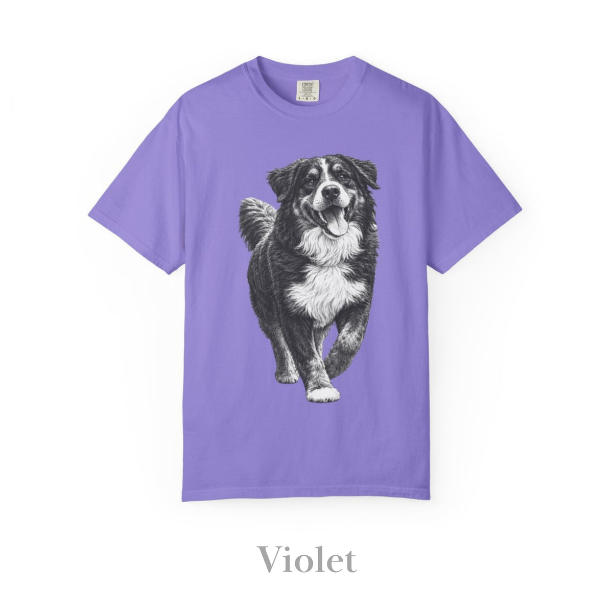 Bernese Mountain Dog , Illustrated Unisex T-Shirt | Exceptional Comfort