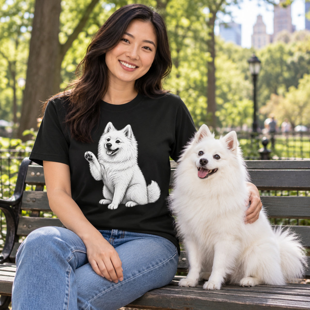 American Eskimo Dog: Very Comfortable Unisex T-shirt