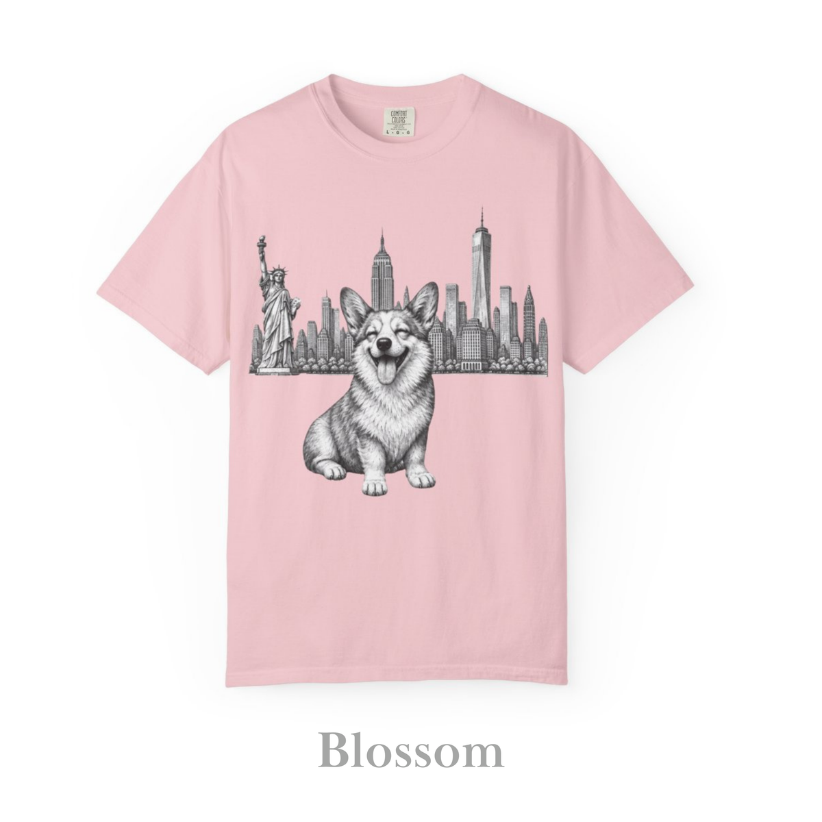 Corgi in New York: Very Comfortable Unisex T-shirt