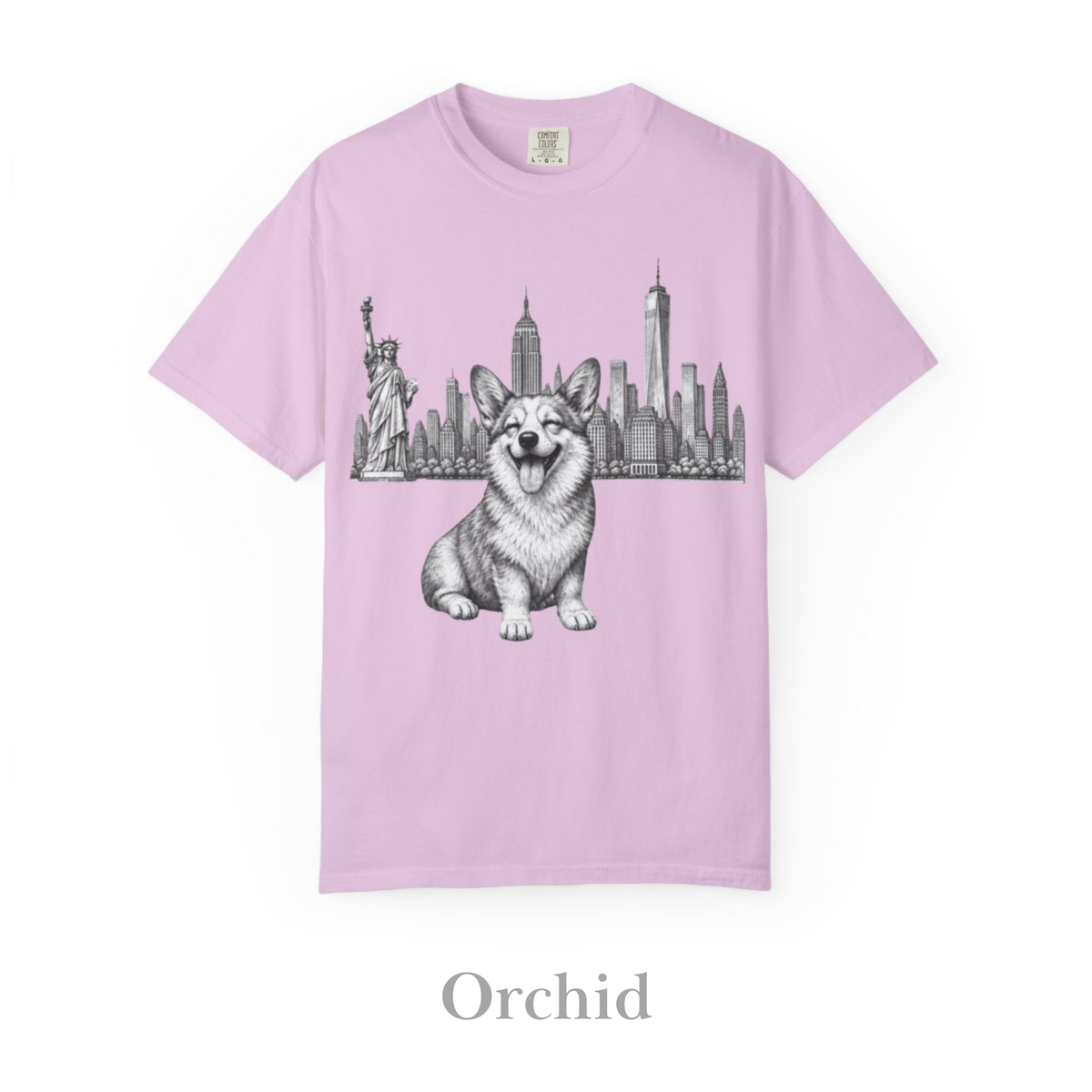 Corgi in New York: Very Comfortable Unisex T-shirt