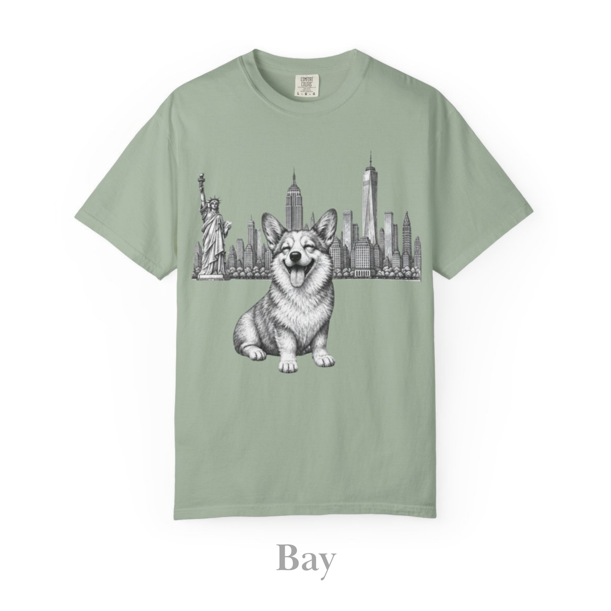 Corgi in New York: Very Comfortable Unisex T-shirt
